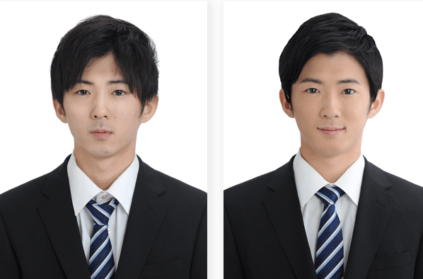 男性ヘアメイク before after