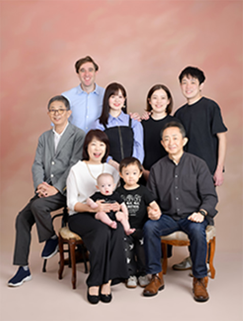 家族写真 お宮参り