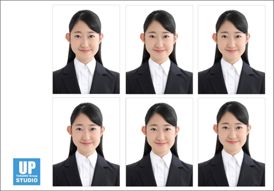 証明写真 1シート イメージ